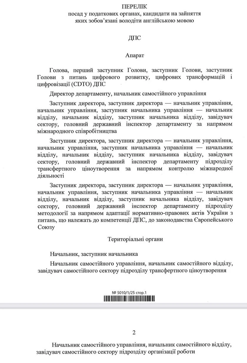 основне зображення для Англійська як обов'язкова вимога працевлаштування: затверджено перелік посад