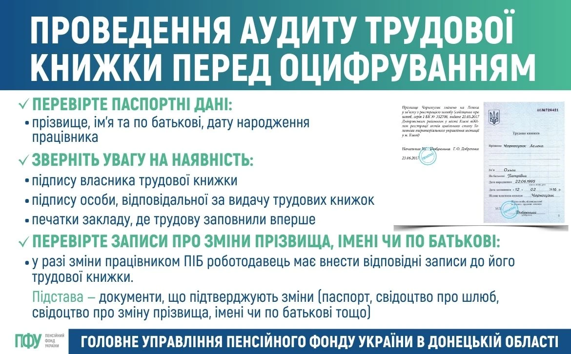 основне зображення для Аудит трудової книжки: необхідний крок перед оцифруванням