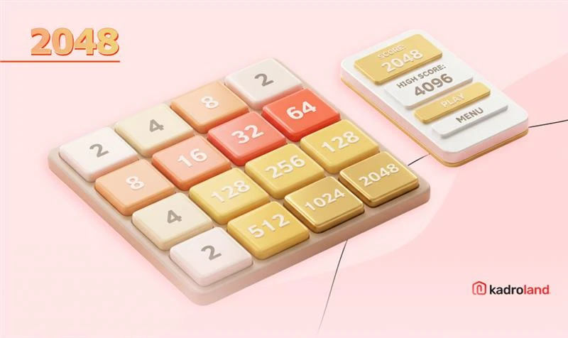 основне зображення для Гра 2048 від Kadroland – про логіку та швидкі рішення