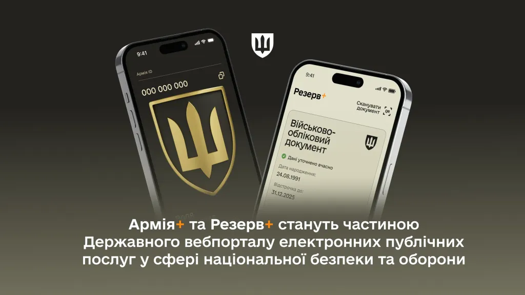 основне зображення для «Резерв+» тепер частина вебпорталу: що зміниться для військовозобов’язаних