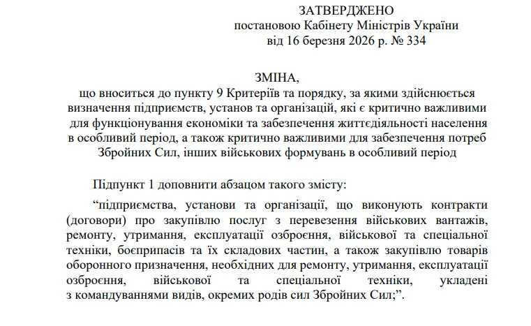основне зображення для Ще більше підприємств зможуть отримати статус критично важливих: нові критерії від Уряду