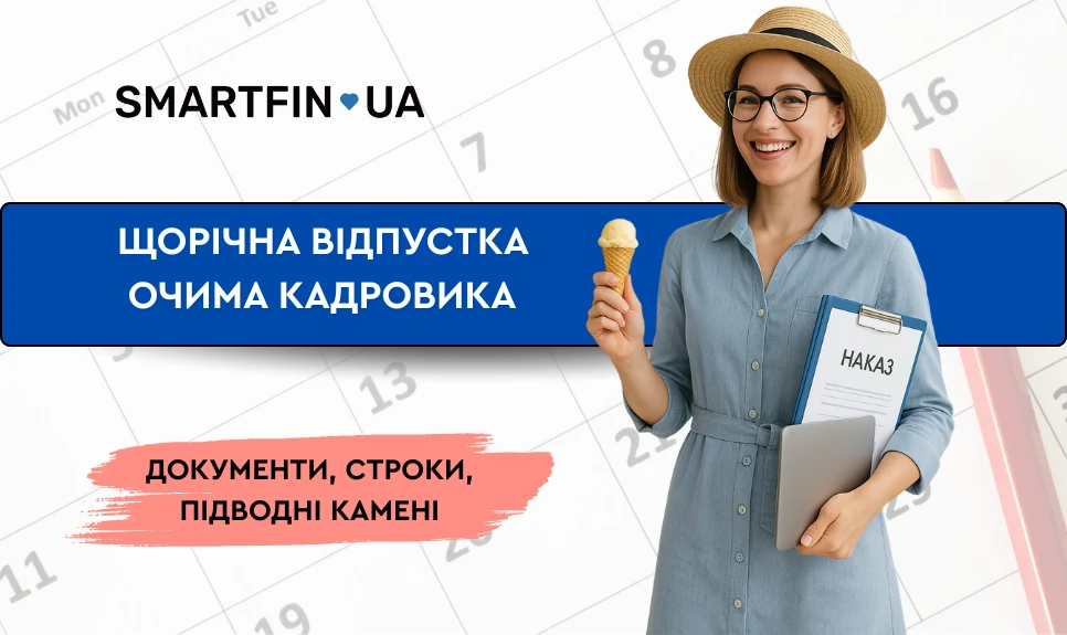 основне зображення для Щорічна відпустка очима кадровика: документи, строки, підводні камені