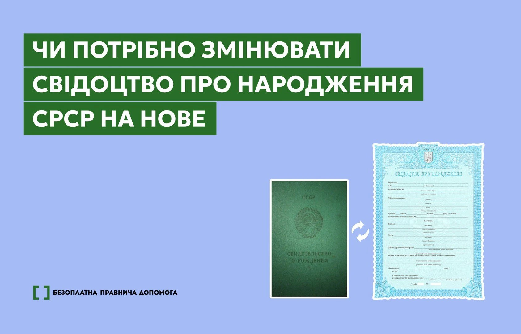основне зображення для Свідоцтво про народження СРСР: чи потрібно міняти у 2025 році
